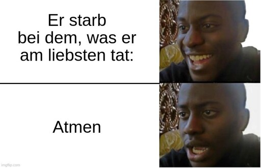 Er starb bei dem, was er am liebsten tat: Atmen 