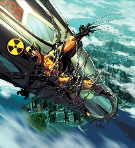 Wolverine strapped to a nuke